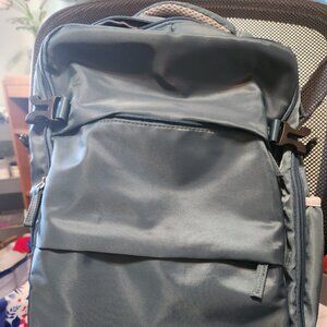 Blue/Gray Multi-Pocket Backpack w/storage bag